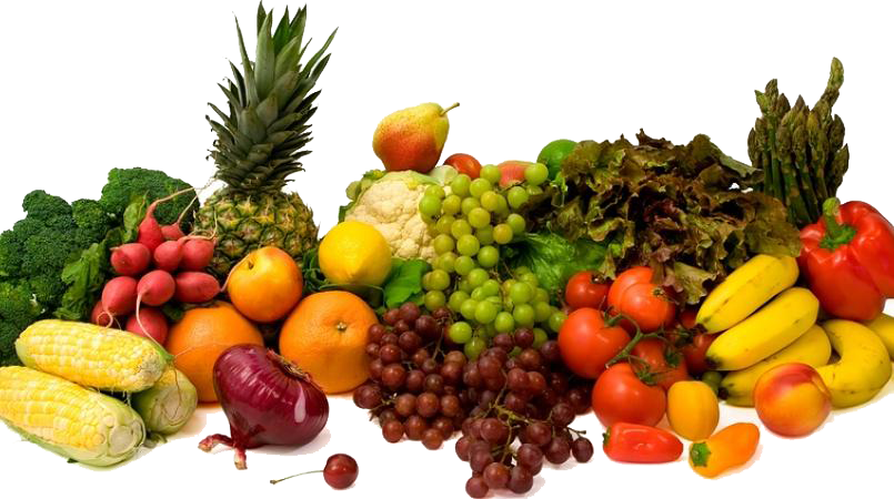 Vegetable Png File - Fruits And Vegetables Png (805x450), Png Download