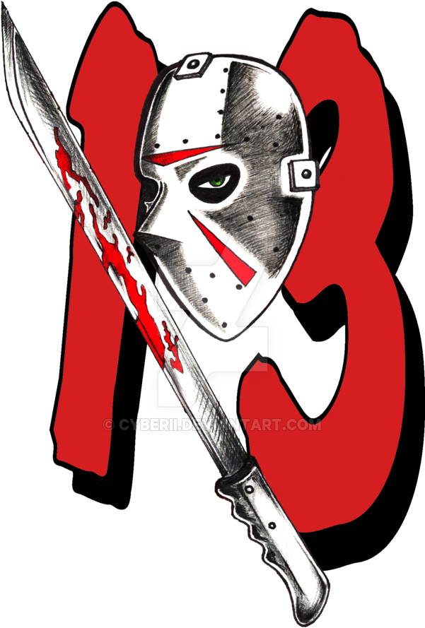 Clipart Resolution 600*900 - Jason Friday The 13th Cartoon (600x900), Png Download