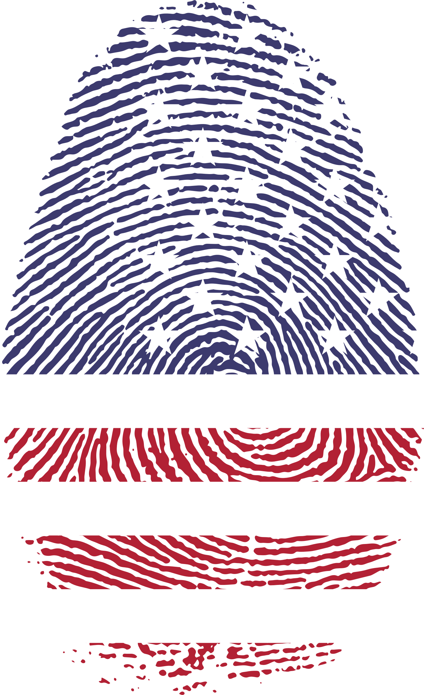 This Free Icons Png Design Of America Fingerprint (1400x2292), Png Download