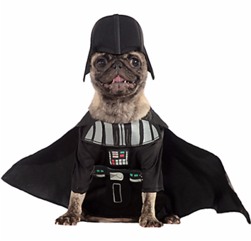 Darth Dog - Darth Vader Dog Costume (353x480), Png Download