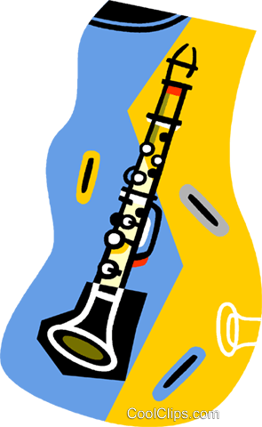 At Getdrawings Com Free For Personal Use - Clarinet Clip Art (295x480), Png Download