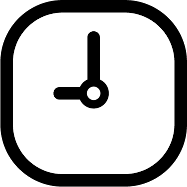 Clock - Circle (376x376), Png Download