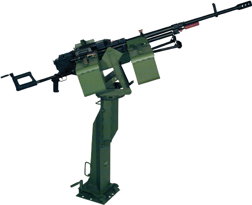 12,7 Mm Kord Machine-gun On The Mounting 6u16 And Stand - Kord Machine Gun (707x500), Png Download