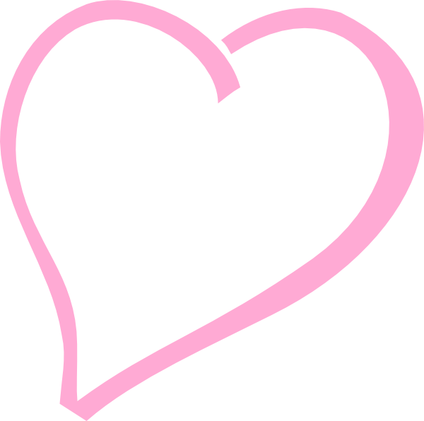 Clip Freeuse Single Heart Clip Art At Clker Com - Heart Png Transparent Pink (600x596), Png Download