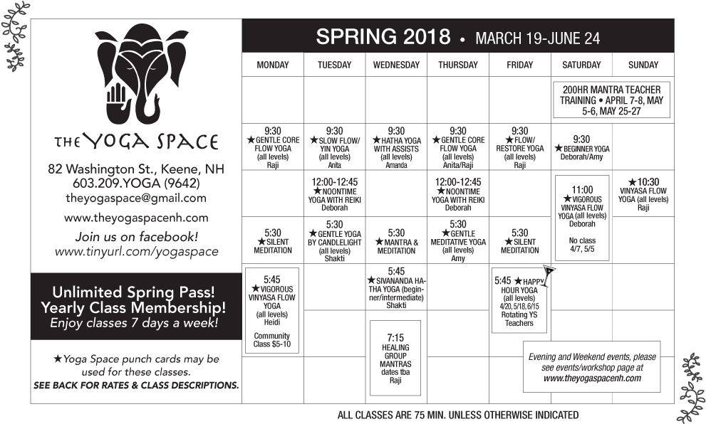 Spring 2018 Png - The Yoga Space Northwest (1000x603), Png Download