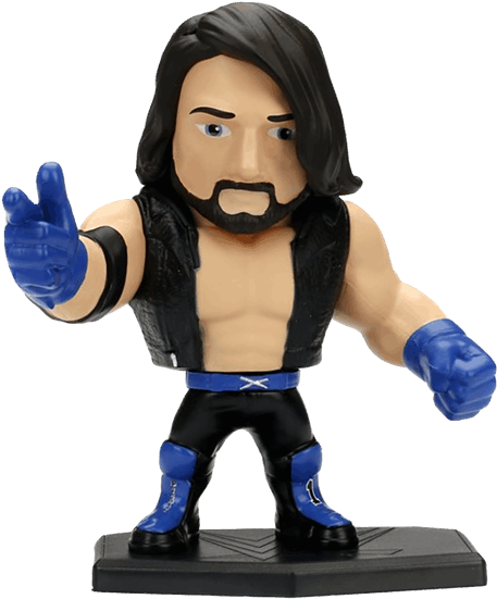 Wwe - Aj Styles 4" Metals-jad98117 (600x600), Png Download