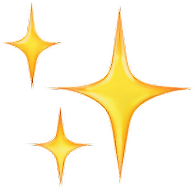Emoji ✨ (624x604), Png Download