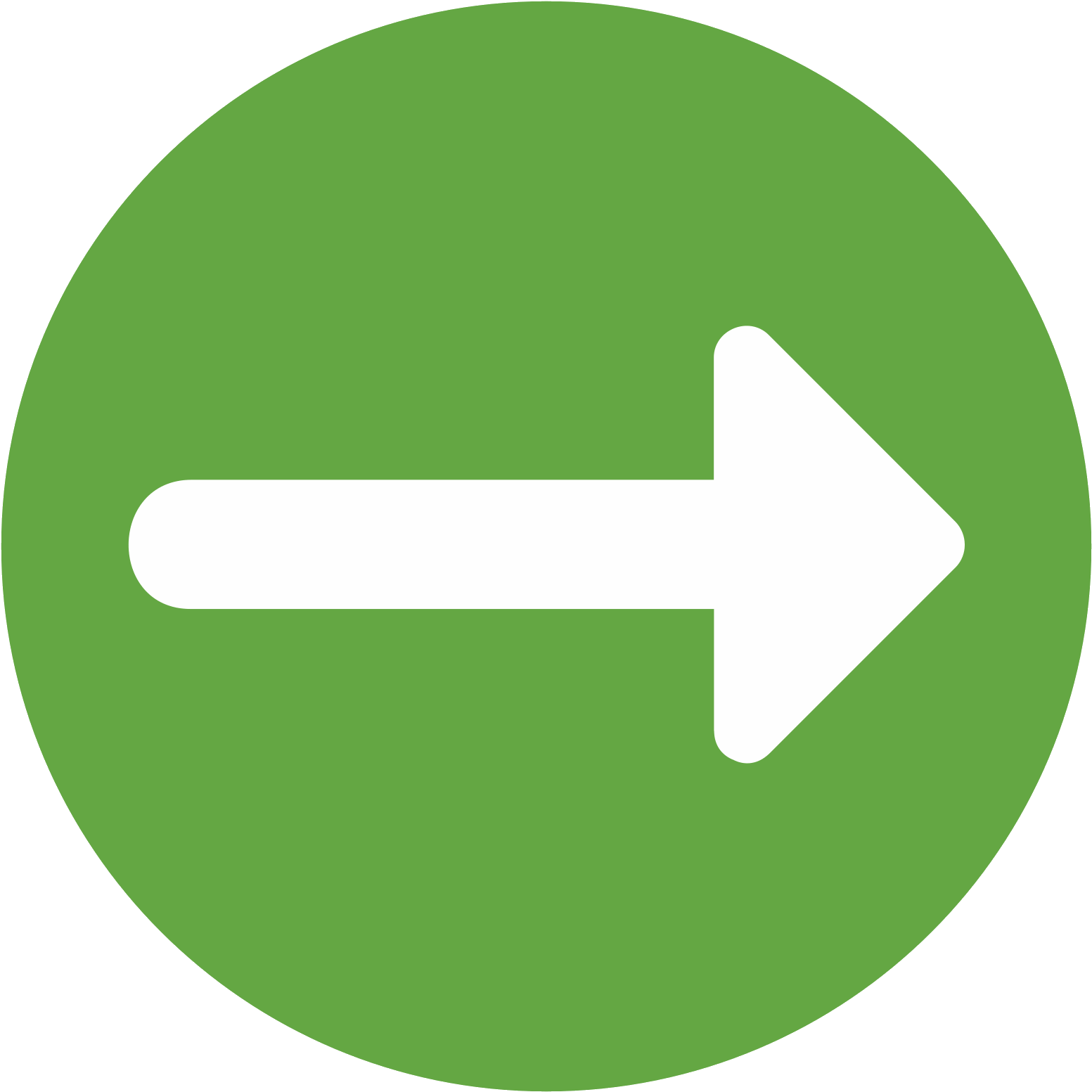 Right Arrow Icon - Green Circle With Arrow Icon (1600x1600), Png Download