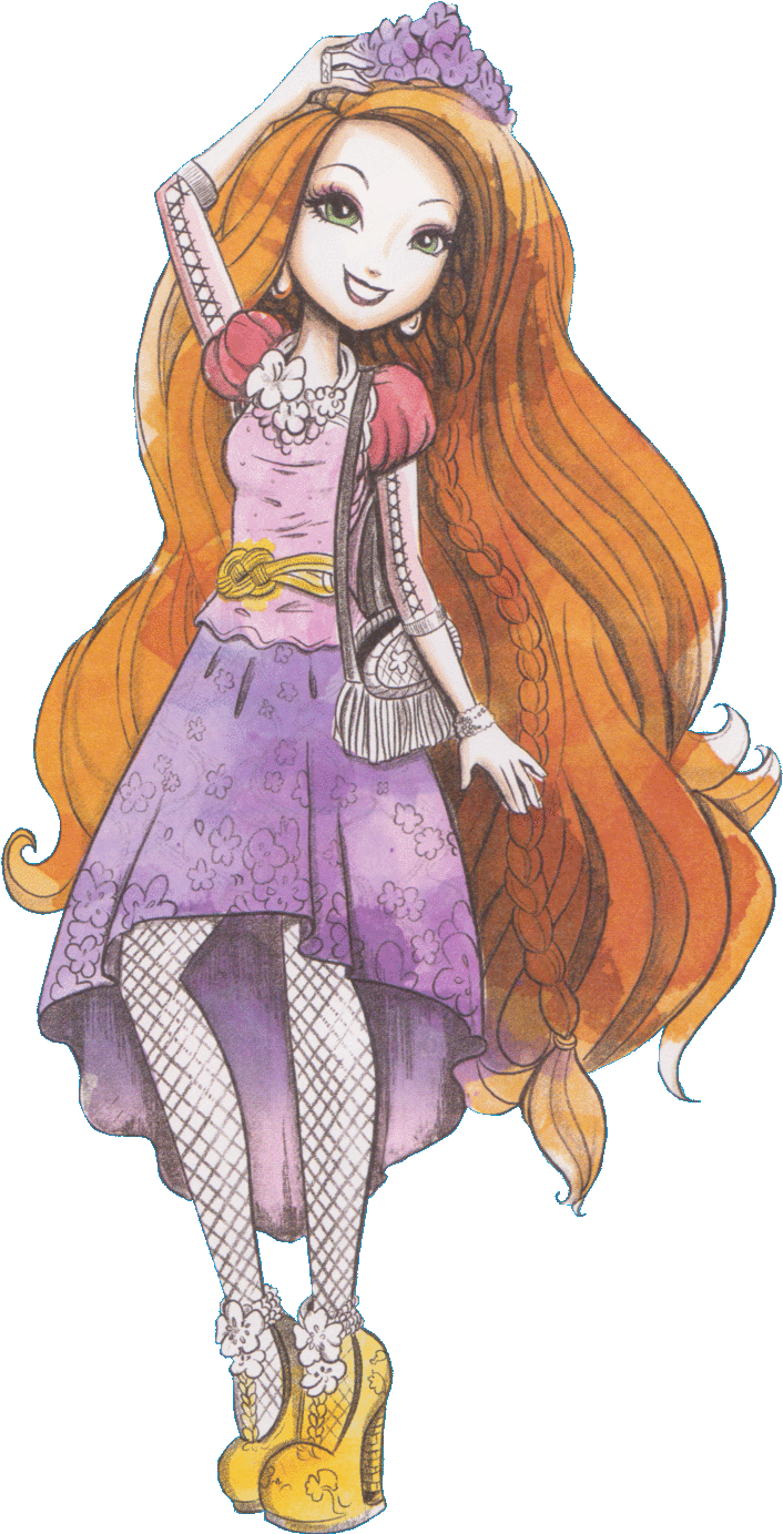 Holly O'hair Original Book Art - Ever After High Holly O Hair Book Art (745x1446), Png Download