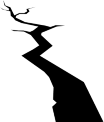 13 Crack Official Psds Images - Crack On Ground Png (343x400), Png Download