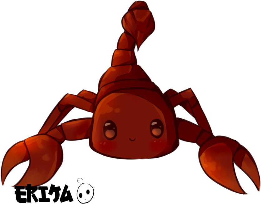 Scorpion By Dessineka Fauna - Scorpion Kawaii (1024x683), Png Download