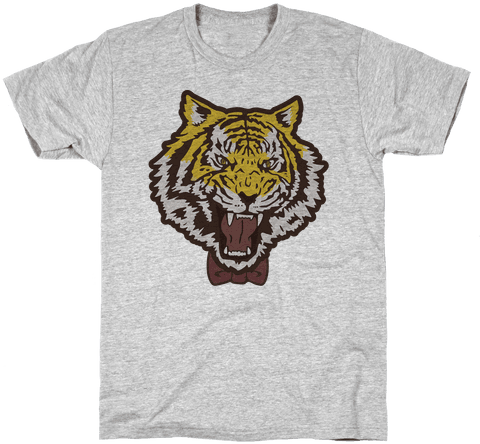 Tiger In A Bow Tie Mens T-shirt - Monet T Shirt (484x484), Png Download