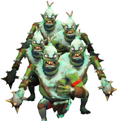 Frost Clan Light Orc Image - Frost Orc (400x405), Png Download