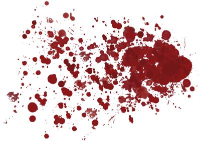 Blood Splatter Background Png Blood Splatter - Blood Splatter Clipart Transparent (400x305), Png Download