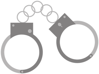Handcuffs - 0shares - Vector Graphics (500x500), Png Download