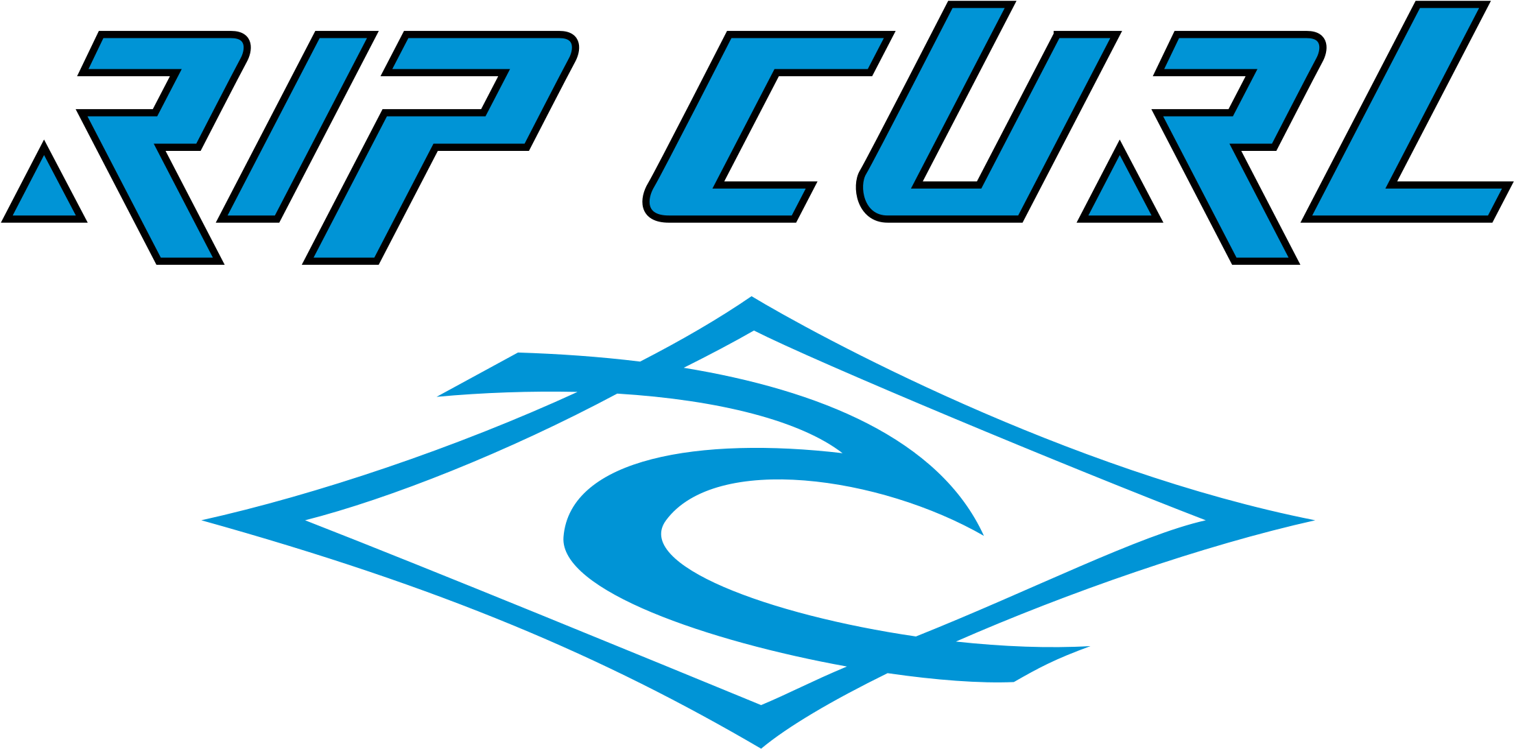 Rip Curl Logo Png Transparent - Rip Curl Logo History (2400x2400), Png Download