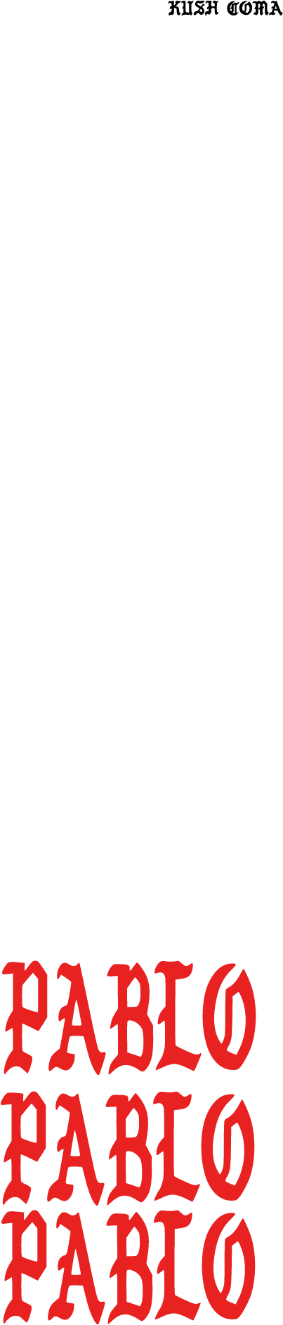 Filterkanye West - Kanye West Pablo Png (1080x1920), Png Download