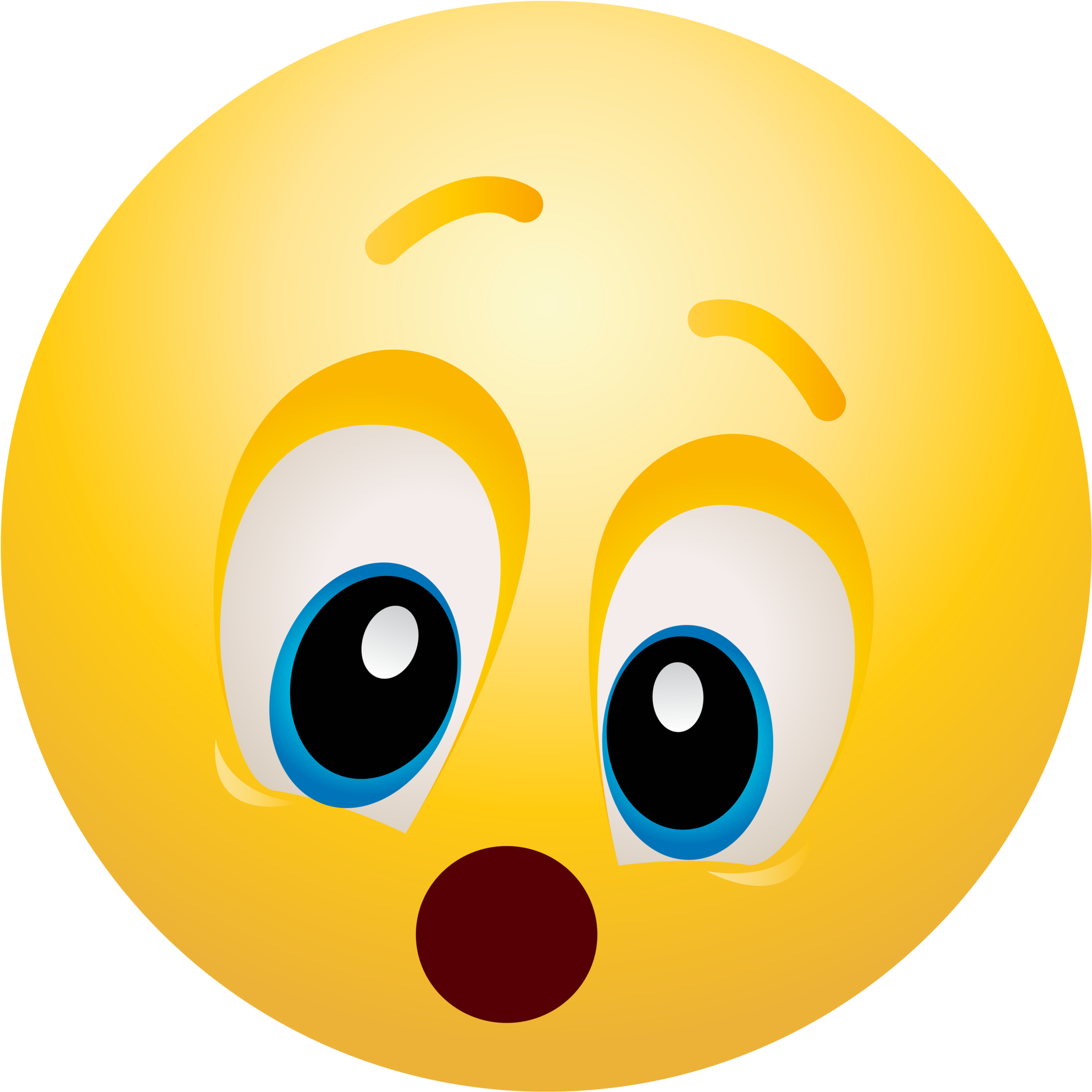 Best Amazed Emoticon Png - Amazed Clip Art (850x850), Png Download