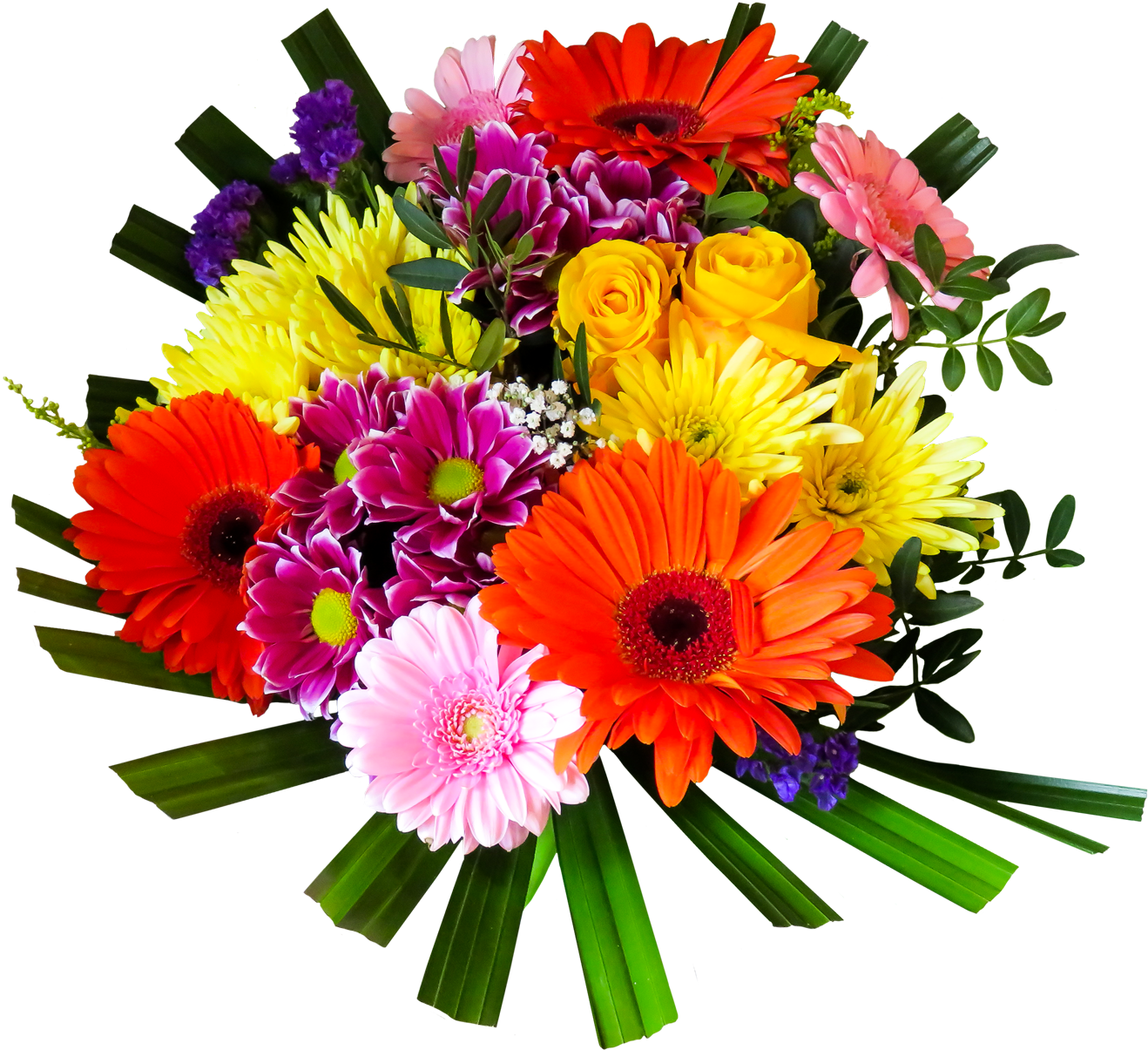 Bouquet Flowers Png Transpa Images Free Clipart Pics - Flower In Png (1400x1289), Png Download