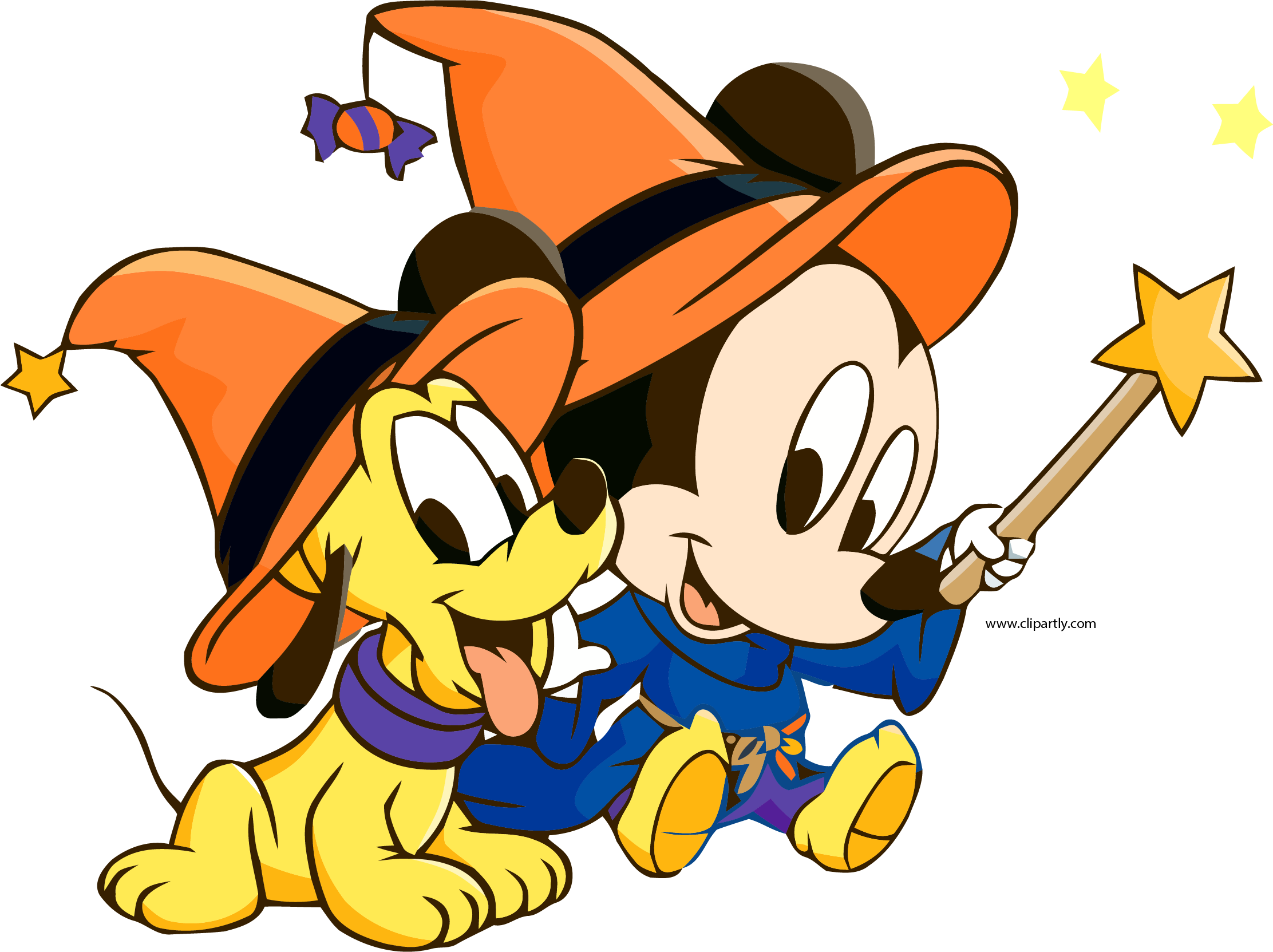 Download Halloween Baby Mickey Pluto Clipart Png Baby Mickey Mouse Halloween Png Image With No Background Pngkey Com
