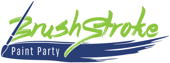 2015 Brushstroke Paint Party, Llc - Hermosa (606x236), Png Download