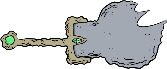 Boulder Magisword - Mighty Magiswords Boulder Magisword (768x404), Png Download