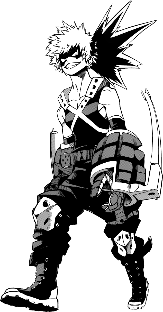 Katsuki Bakugo Full Body Hero Costume - My Hero Academia Kacchan Png (634x1209), Png Download