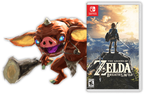 Nintendo Switch Standard Edition - Nintendo Legend Of Zelda Switch (485x316), Png Download