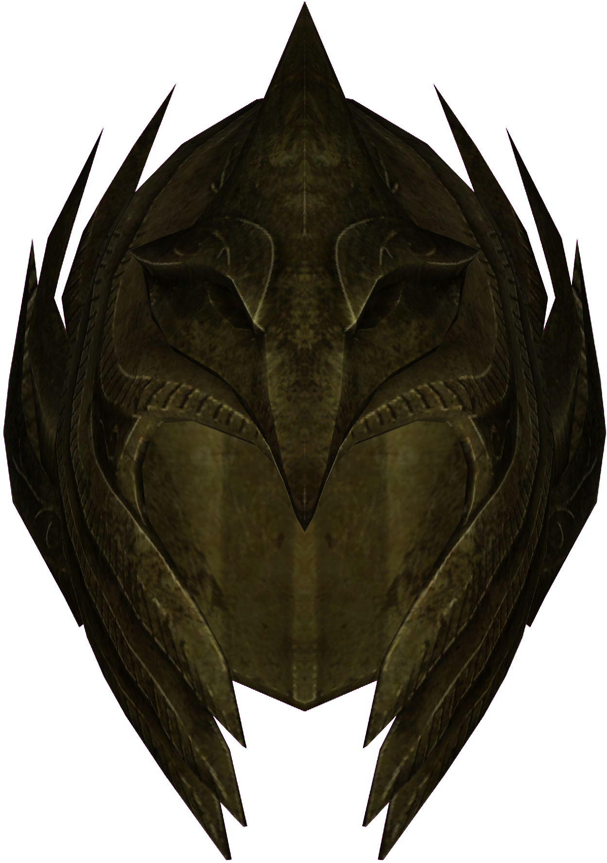 Elven Helmet - The Elder Scrolls (1398x1844), Png Download