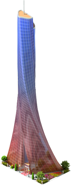 Tornado Tower - Wiki (252x651), Png Download