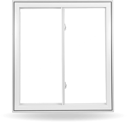 Double Slider Windows - Door (427x408), Png Download