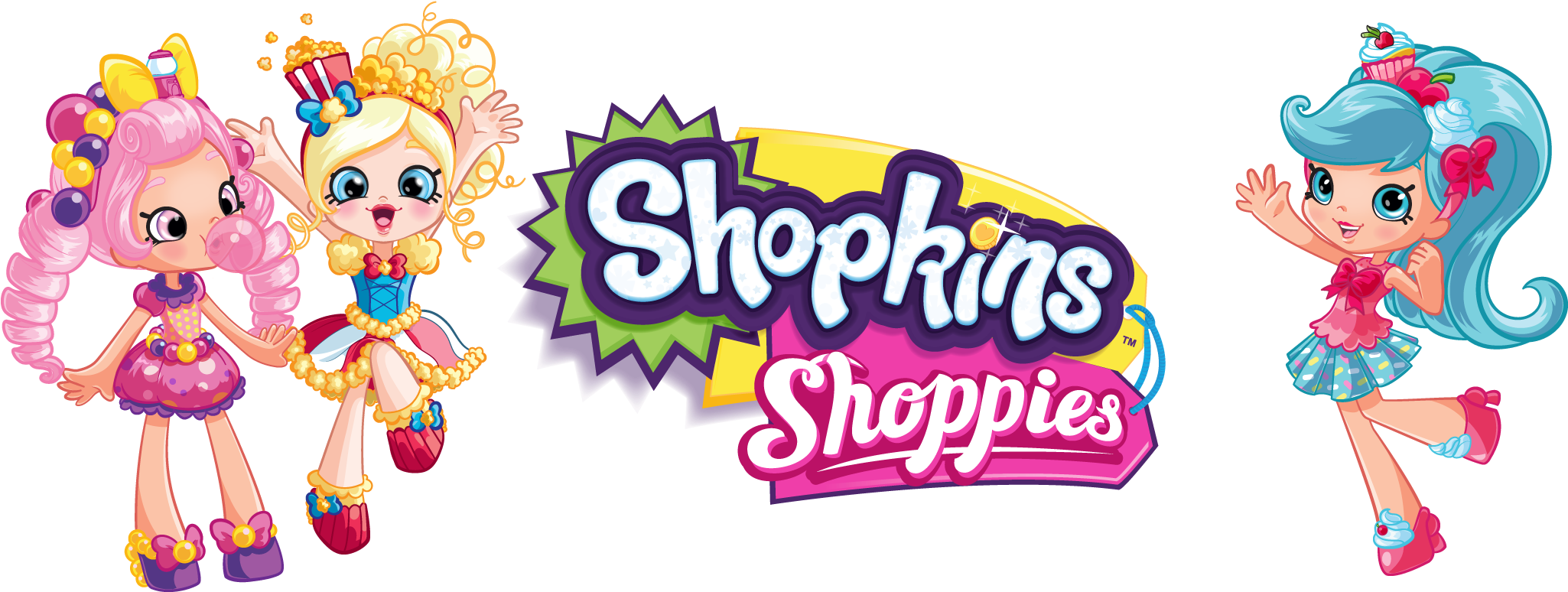 Shopkins - New Shoppie Dolls 2017 (2240x800), Png Download