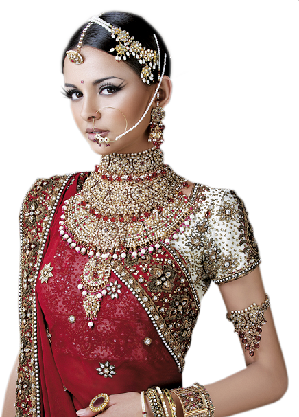 India's Capital Asset Through History - Girl With Jewellery Png (436x607), Png Download