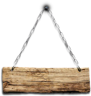 The Gallery For > Hanging Wooden Sign Png - Hanging Wooden Sign Png (400x350), Png Download