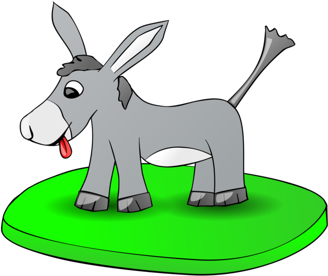 Donkey Download Drawing Line Art - Donkey Clip Art (750x750), Png Download