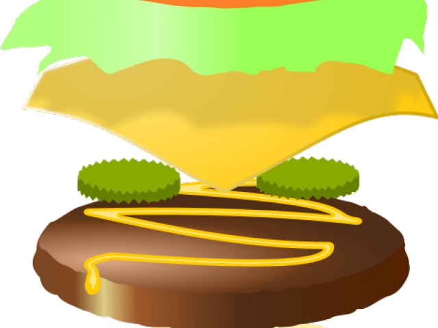 Hamburger Clipart Burger Layer - Make Hamburgers Clipart (640x480), Png Download