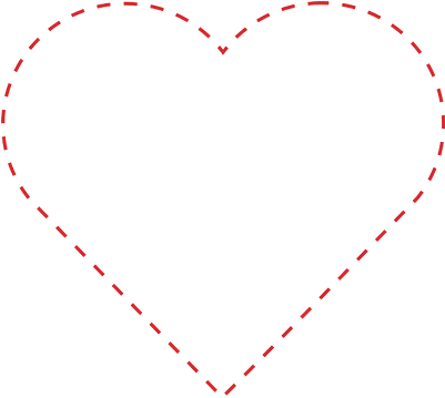 Heart Outline Dotted - Heart (400x400), Png Download