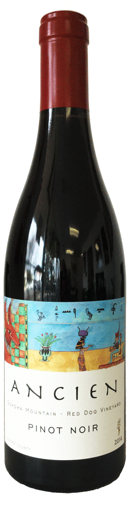 Ancien 2014 "red Dog" Pinot Noir - Vintner's Collective (650x1003), Png Download