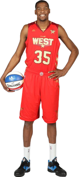 Kevin Durant - Kobe Bryant All Star 2011 (269x600), Png Download