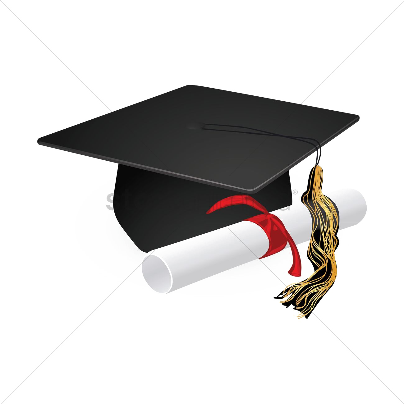 Graduation Cap Png Transparent - Transparent Graduation Cap (1300x1300), Png Download