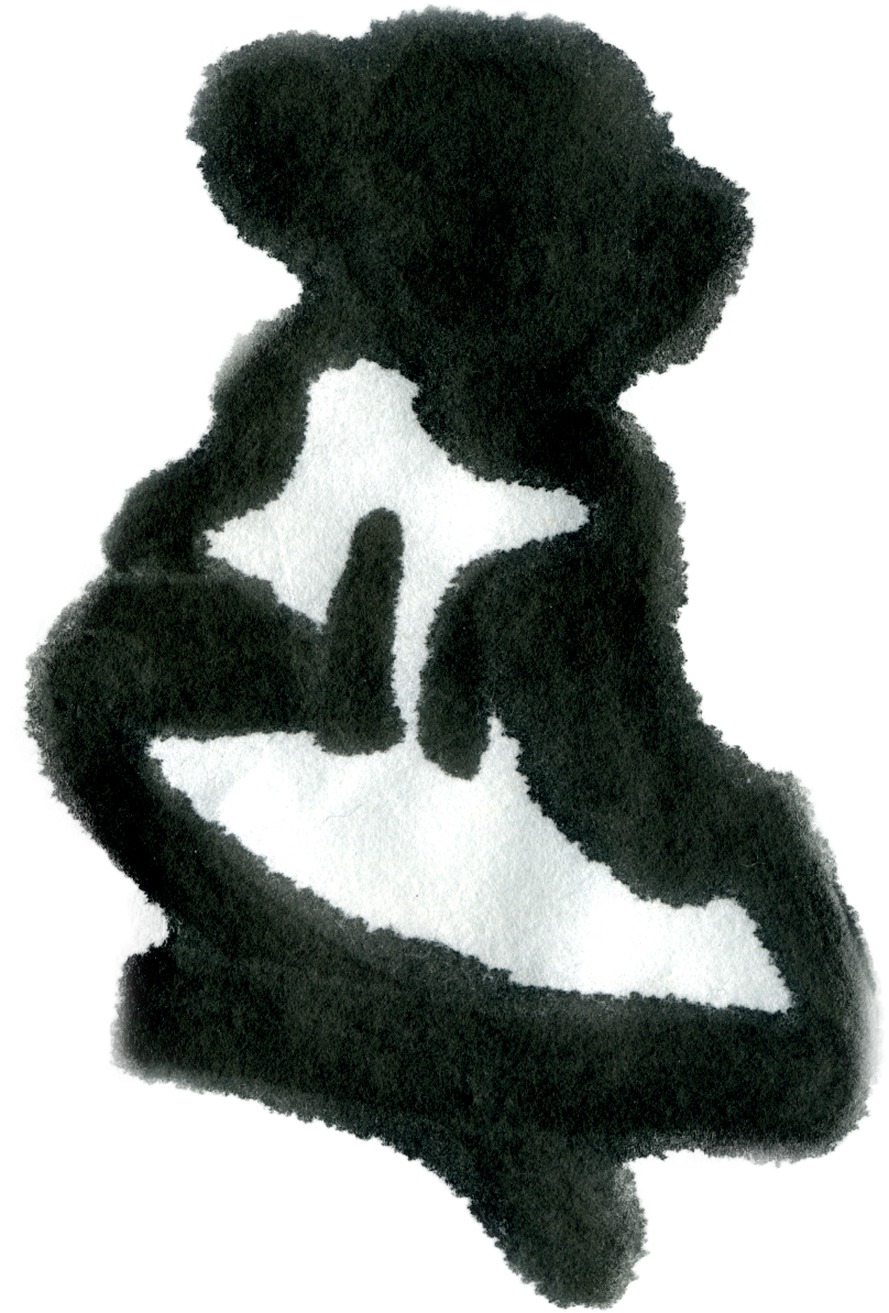 Bear Painting Art - Sketch (965x1573), Png Download