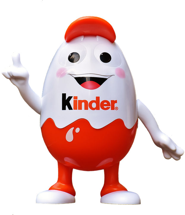 Kids Chocolate, Children, Egg, Piggy Bank, Funny, Cute - Kinder Png (703x720), Png Download