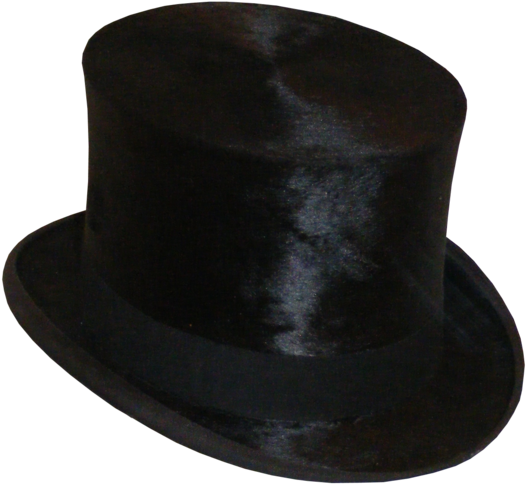 Black Cylinder Hat Png Image The Gallery For > Black - Hat (900x696), Png Download