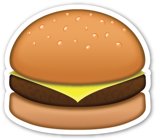 Junior Class Hamburger Feed - Whatsapp Emojis Food Png (527x476), Png Download