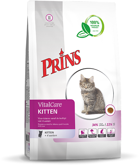 Download Kitten - Prins Super Active PNG with Background PNGkey.com