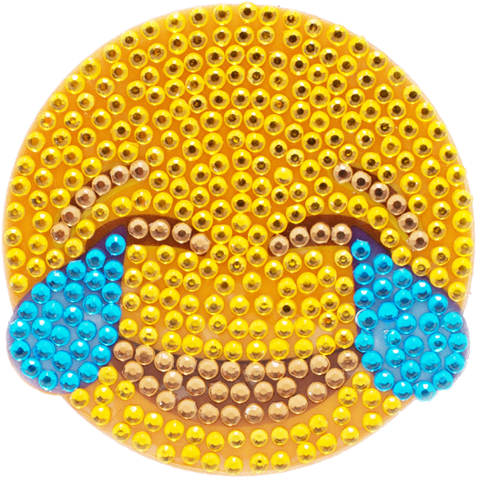 Crying Face Emoji Stickerbeans - Emoji Crying Face (600x600), Png Download