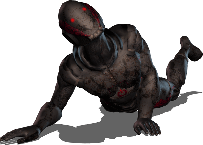 [unity3d] Zombie Starter - 3d Zombie Png (864x864), Png Download