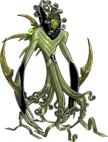 Snare Vine - Ben 10 Ultimate Wildvine (364x480), Png Download