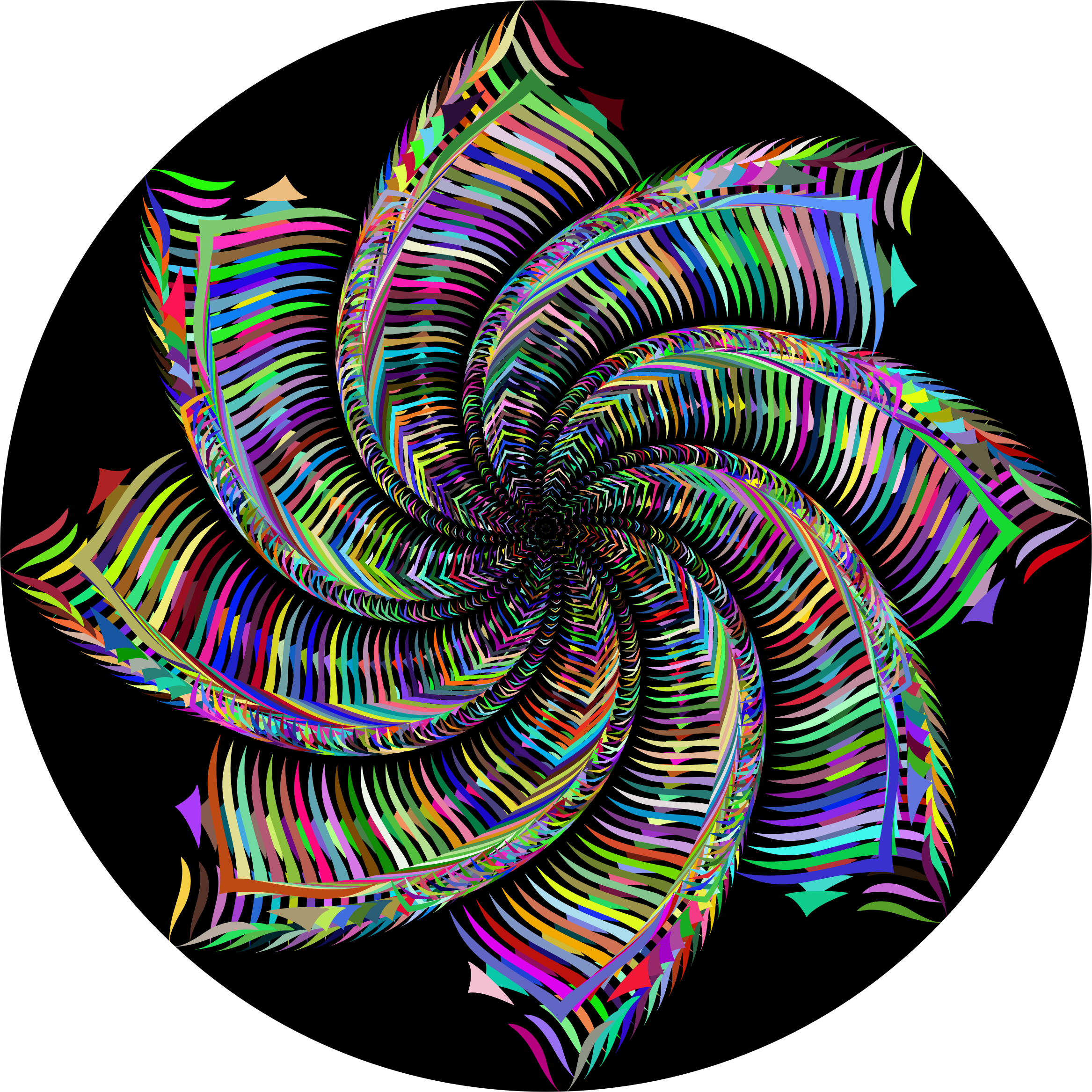 This Free Icons Png Design Of Technicolor Black Hole (2334x2334), Png Download