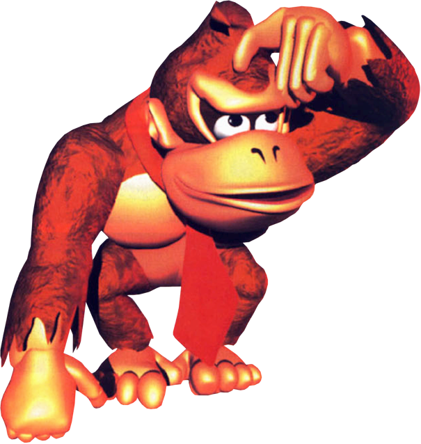 Romance Of The Dku - Donkey Kong Snes Png (605x638), Png Download